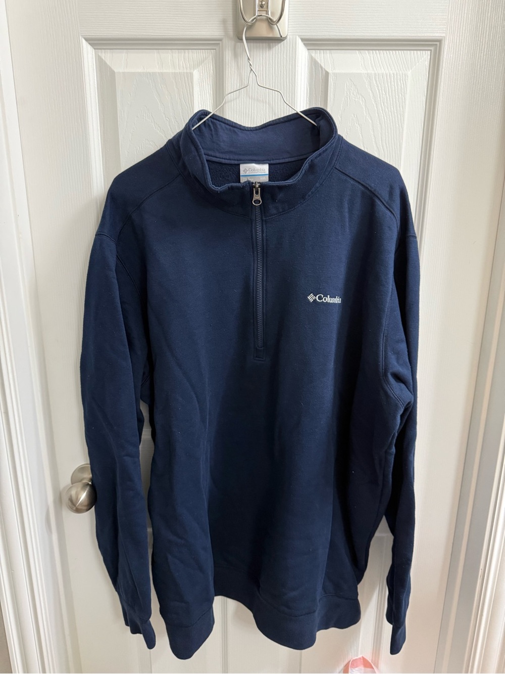 Columbia Navy Half-Zip Fleece Pullover